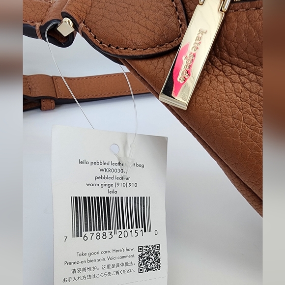 Kate Spade Leila Belt Bag Fanny Pack & Matching Wallet Bundle Warm Gingerbread - Picture 3 of 9